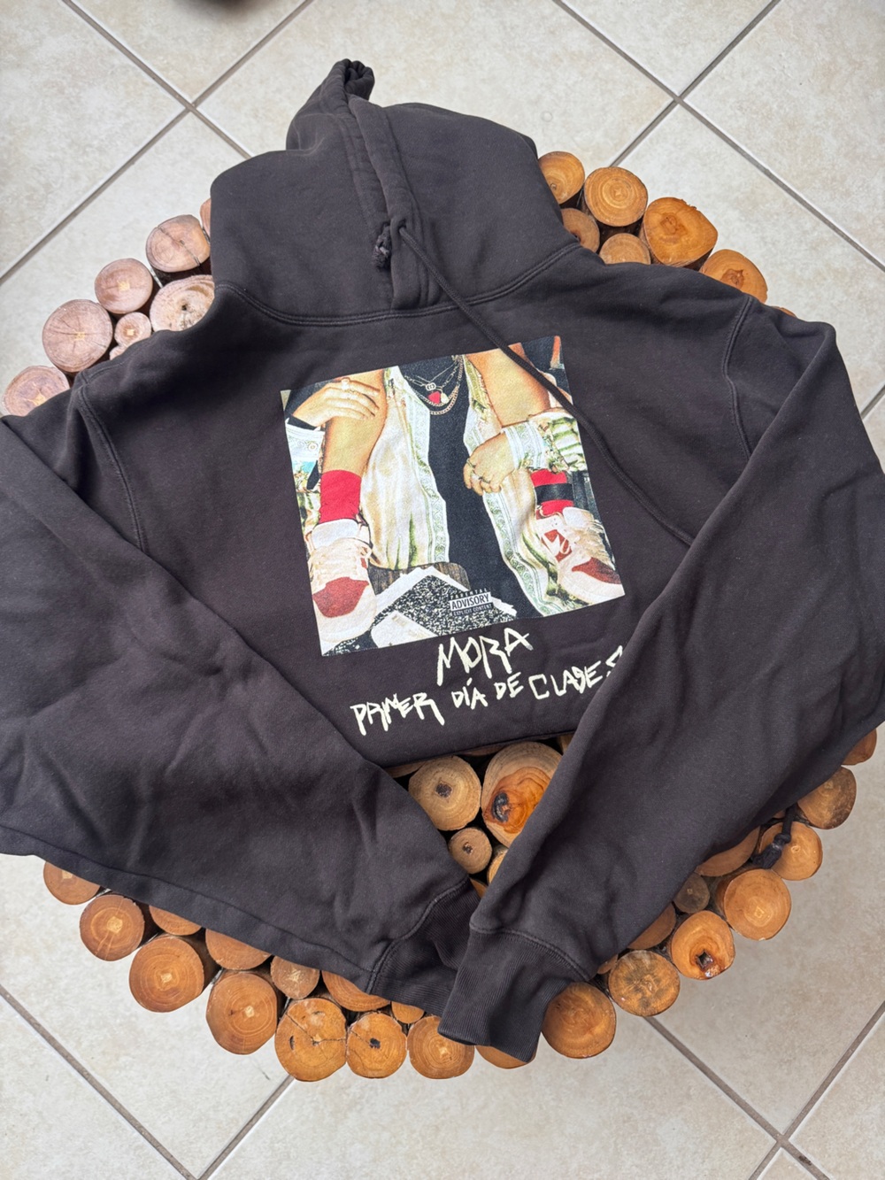 Black Graphic Crewneck Sweatshirt - Unbranded